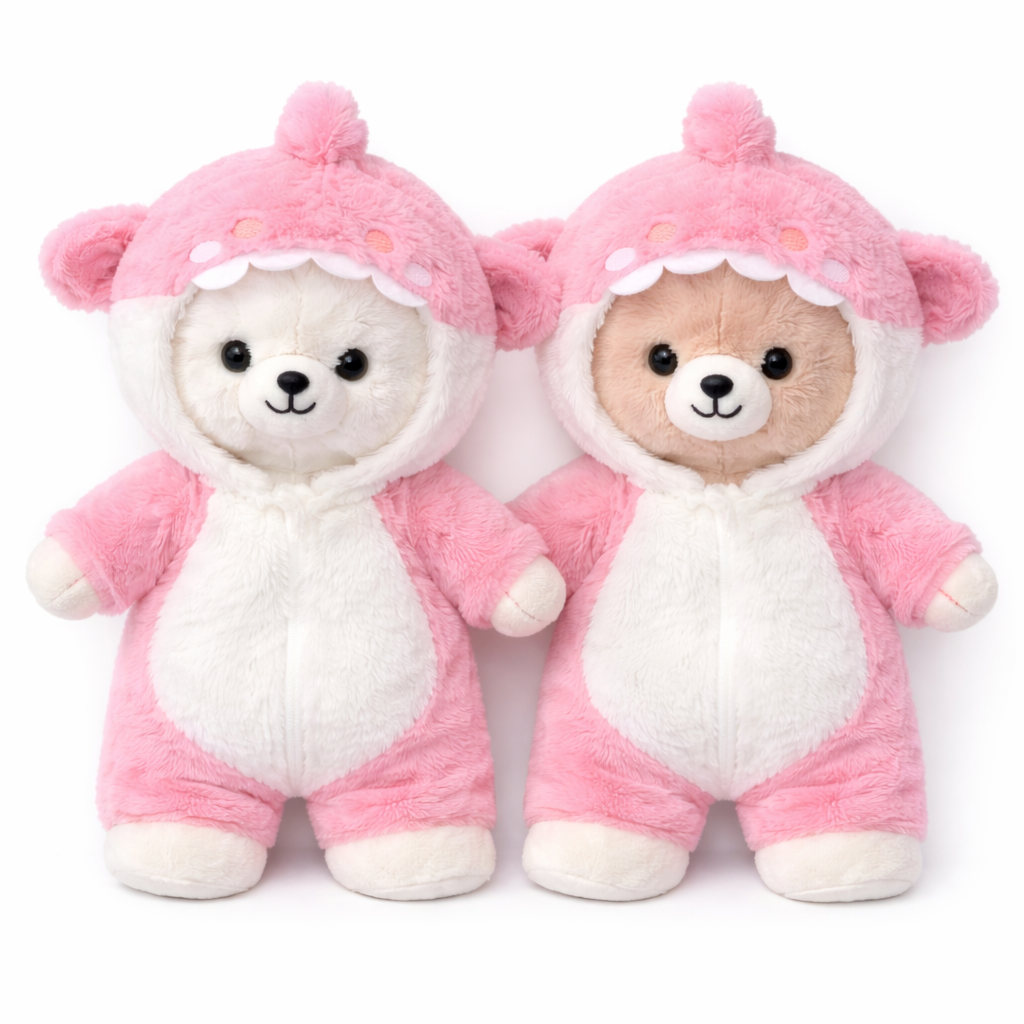 Roze Dino Lovellobeer (kleedje)