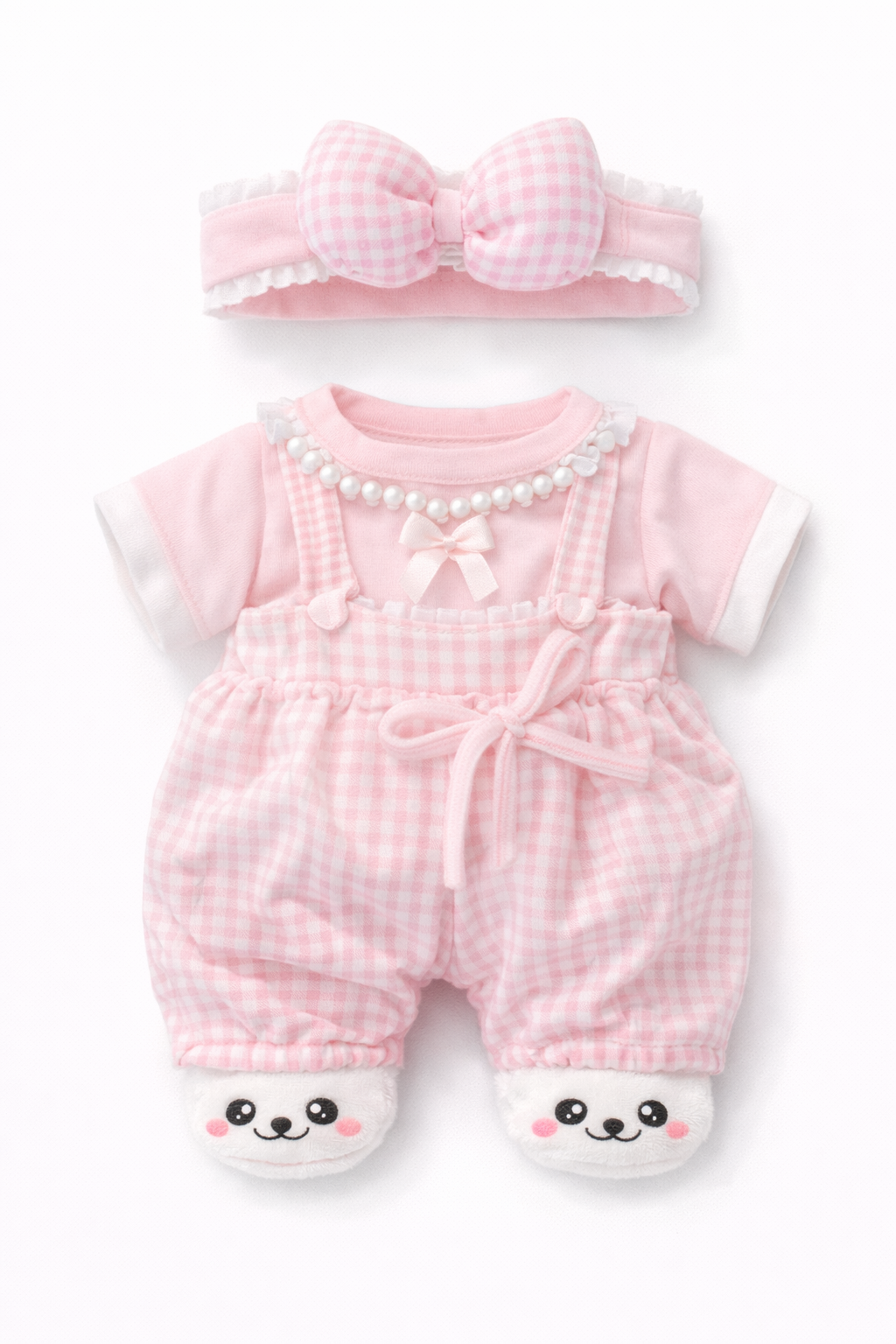 Roze Strik Lovellobeer (kleedje)