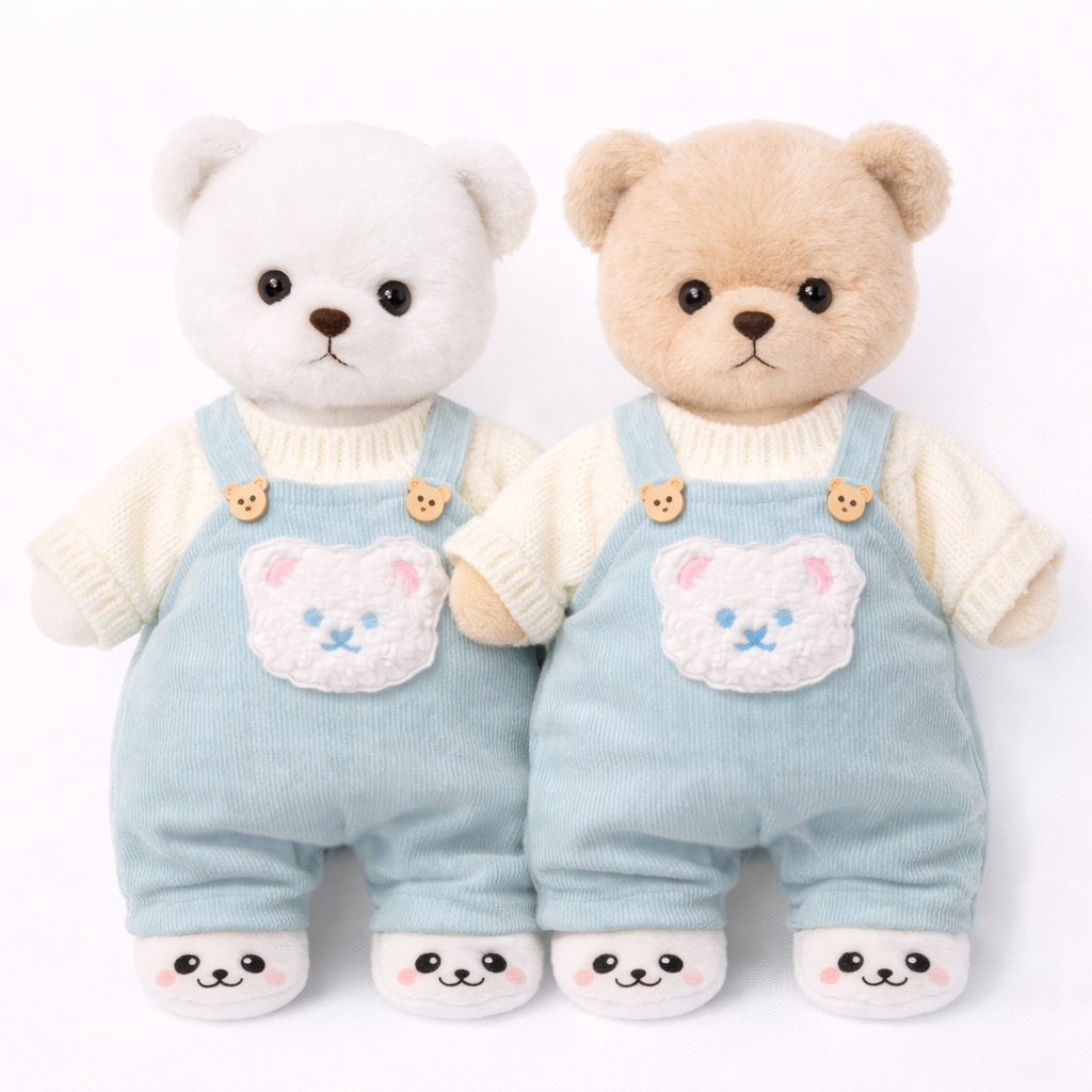 Blauw Baby Lovellobeer (kleedje)