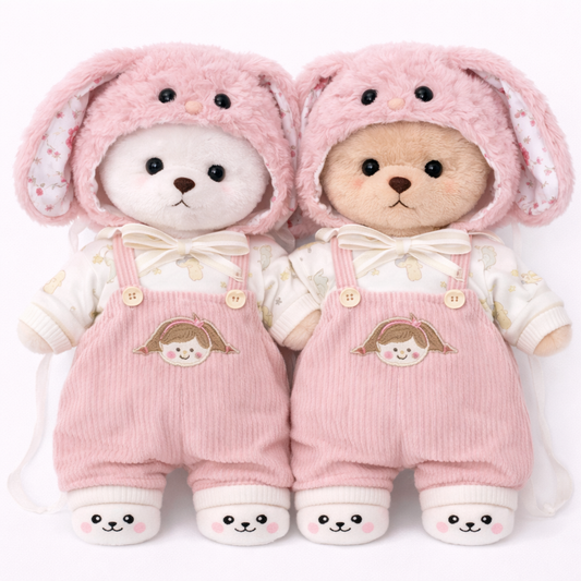 Roze Bunny Lovellobeer (kleedje)