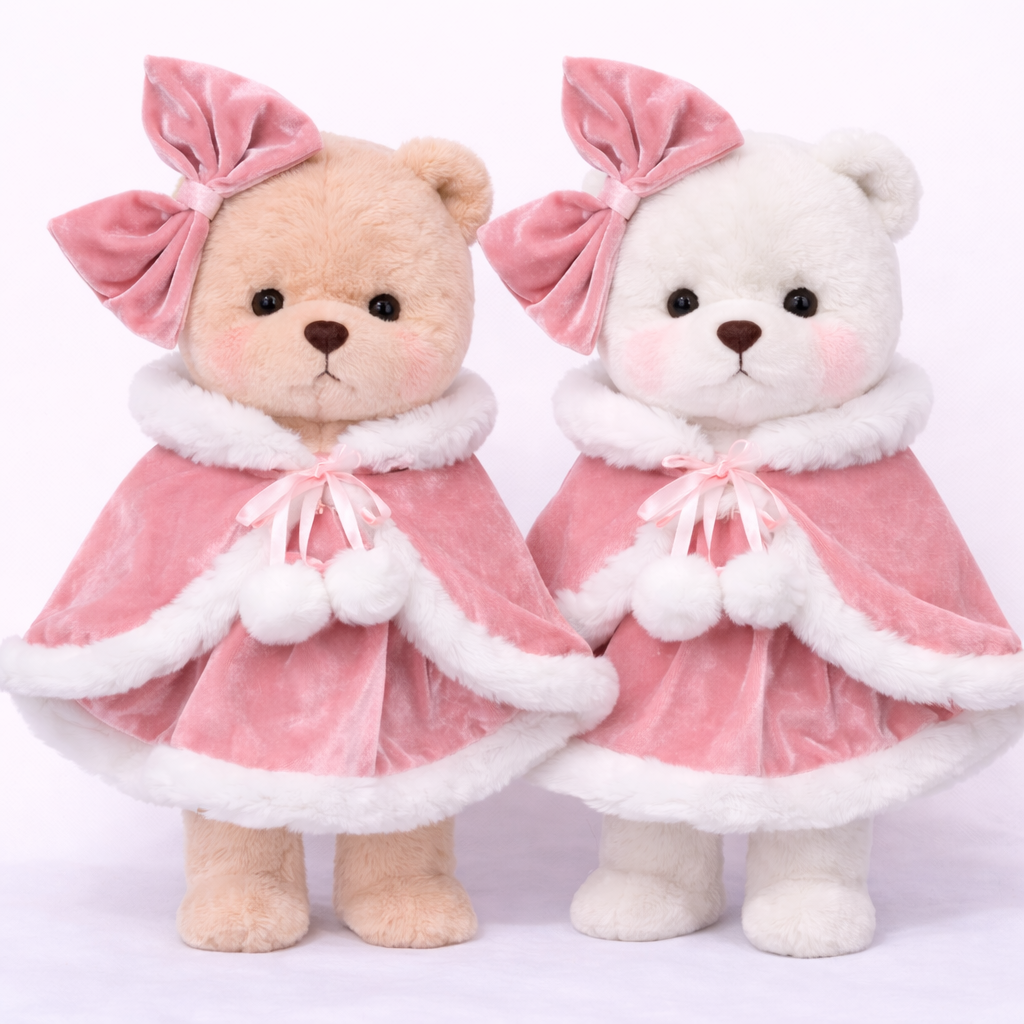 Roze Winter Lovellobeer (kleedje)