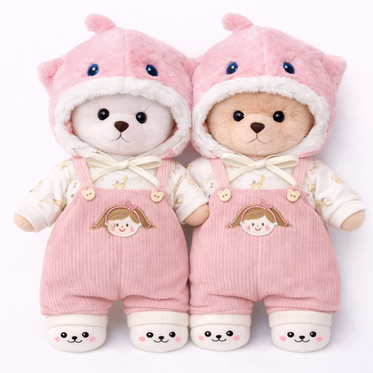 Roze Dolphin Lovellobeer (kleedje)